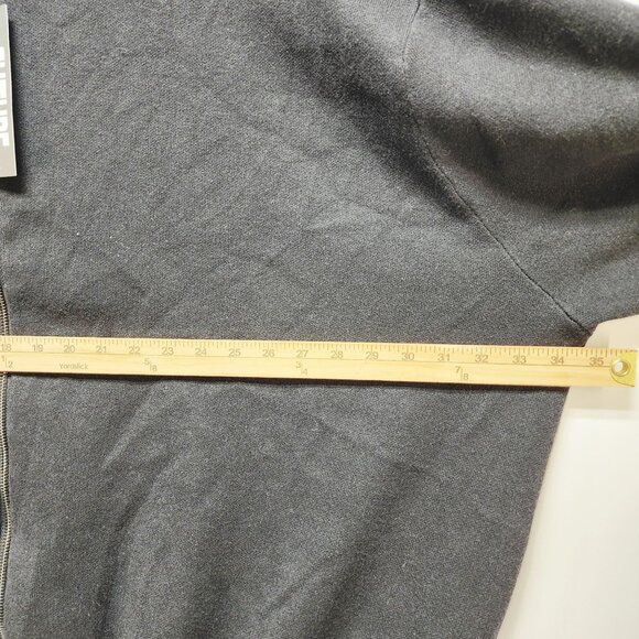 Future Collective Womens Black Zip-Up Cardigan Sweater Size 4X Relaxed Fit - Picture 5 of 5